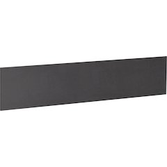 Lorell Essentials Series Hutch Tackboards - 16.50" Height x 56.75" Width x 0.50" Depth - Black Fabric Surface - Laminated - 1 Each