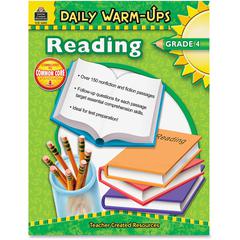 Teacher Created Resources Warm-up Grade 4 Reading Rook Printed Book - Softcover - Grade 4 - English