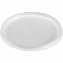 Dart 20 oz HIPS Plastic Non-vented Lid - Translucent - Breakroom - 4.2" Diameter - Translucent - Plastic, Foam, Polystyrene Body - 100/Pack - 10 / Carton
