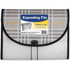 C-Line 13-Pocket Expanding File - Plaid Fashion Series, 1/EA, 58312