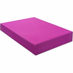 Business Source Letter No Pocket Folder - 8 1/2" x 11" - 100 Sheets Capacity - 2 Internal Pocket - Card Paper - Purple - Durable, Laminated, Die-cut - 1 Box