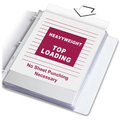 C-Line Heavyweight Poly Sheet Protectors - Clear, Top Loading, 11 x 8-1/2, 100/BX, 62023