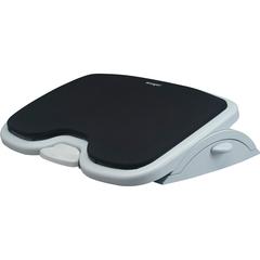 Kensington Solemate Footrest - 3.25" - 5" Adjustable Height - 15&deg; Tilt - 30&deg; Swivel - Gray - Gel - 1 Each