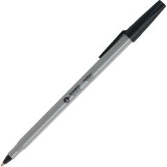 Business Source Bulk Pack Ballpoint Stick Pens - Black Ink - Tungsten Carbide Tip - 60 / Box