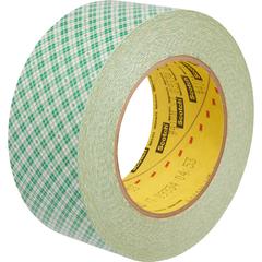Scotch Double-Coated Paper Tape - 36 yd Length x 2" Width x 6 mil Thickness - 3" Core - Natural - Kraft - Rubber Backing - Chemical Resistant, Temperature Resistant, Moisture Resistant, UV Resistant -
