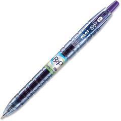 Pilot Fine Point Gel Pens - Refillable - Retractable - Purple Ink - Gel-based - 1 Dozen