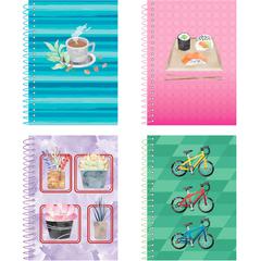 Roaring Spring Lifenotes Wirebound Notebook - 80 Sheets - 160 Pages - Printed - Spiral Bound - Both Side Ruling Surface - 15 lb Basis Weight - 56 g/m² Grammage - 7" x 5" - 1.25" x 5" x 7" - White
