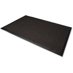 Guardian Floor Protection WaterGuard Wiper Scraper Indoor Mat - Indoor, Outdoor, Floor - 10 ft Length x 36" Width - Rectangular - Rubber - Charcoal - 1Each