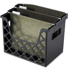 Officemate 26162 Recycled Desktop File Organizer, Black - 10.8" Height x 13.3" Width x 8.6" Depth - Desktop - Compact, Portable - 30% - Black - 1 Each
