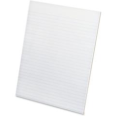 Ampad Evidence Glue - Top Ruled Pads - Letter - 50 Sheets - Glue - Narrow Ruled Margin - 15 lb Basis Weight - Letter - 8 1/2" x 11" - 0.18" x 8.5" x 11" - White Paper - Padded, Sturdy Back, Chipboard 