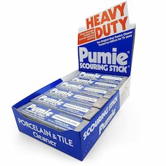 U.S. Pumice US Pumice Co. Heavy Duty Pumie Scouring Stick - For Multipurpose - Recommended For: Mineral Deposit Remover, Stain Remover, Scale Remover, Baked-on Food Remover, Grease Remover, Carbon Rem