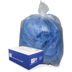 Berry Low Density Can Liners - Medium Size - 33 gal Capacity - 39" Length x 33" Width x 0.60 mil (15 Micron) Thickness - Low Density - Clear, Translucent - Can - 250 / Carton