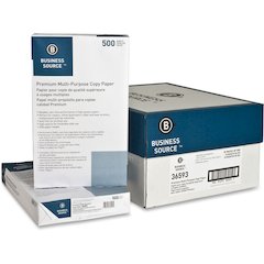 Business Source Premium Multipurpose Copy Paper - White - 92 Brightness - Legal - 8 1/2" x 14" - 20 lb Basis Weight - Acid-free - White - 500 Sheets per Ream - 30 / Pallet