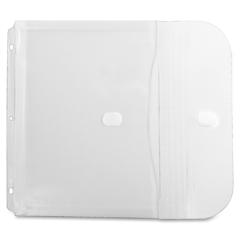 C-Line Super Heavyweight Poly Binder Pockets - Clear, Side Loading, 11 x 8-1/2, 5/PK, 57537