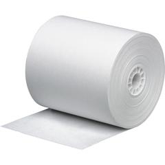 Business Source 1-Ply Adding Machine Rolls - 3" x 165 ft - 50 / Carton - Sustainable Forestry Initiative (SFI) - Lint-free, End of Paper Indicator, Single Ply - White