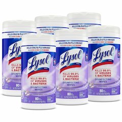 Lysol Early Morning Breeze Disinfecting Wipes - For Multipurpose, Multi Surface - Wipe - Early Morning Breeze Scent - Recommended For: Virus Remover, Bacteria Remover - Disinfectant, Pre-moistened, An
