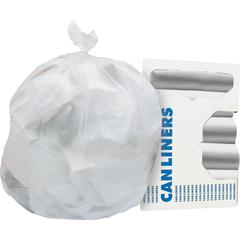 Heritage High Density 56-gal Can Liners - 56 gal Capacity - 43" Width x 48" Length - 0.63 mil (16 Micron) Thickness - High Density - Natural - High-density Polyethylene (HDPE) - 200/Carton - Can