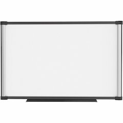 Lorell Magnetic Dry-erase Board - 36" (3 ft) Width x 24" (2 ft) Height - Aluminum Steel Frame - Rectangle - Magnetic - Marker Tray - 1 Each