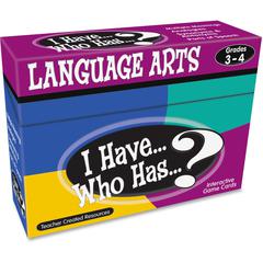 Teacher Created Resources Grade 3-4 I Have Language Arts Game - Educational - 1 Each