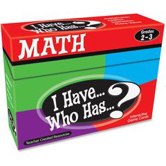 Teacher Created Resources 2&3 I Have Who Has Math Game - Educational - 1 Each