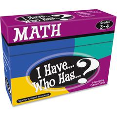 Teacher Created Resources 3&4 I Have Who Has Math Game - Educational - 1 Each