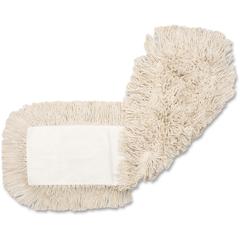 Genuine Joe Disposable Dust Mop Refill - 5" Width x 48" Length - Disposable, 4-ply, Cut Ends, Quick Drying, Launderable - Synthetic - Natural - 2.12 lb - 1Each