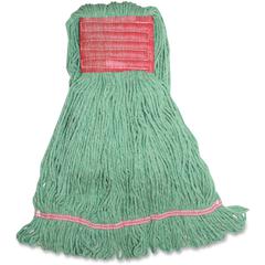 Genuine Joe Synthetic Blend Large Mophead - Large - Rayon, Cotton, Rayon, Fiber - 1Each