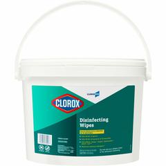 CloroxPro&trade; Disinfecting Wipes - Ready-To-Use - Fresh Scent - 700 / Bucket - 1 Each - Pre-moistened, Anti-bacterial, Textured - White