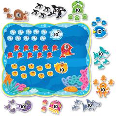 Trend Sea Buddies Collection 0-120 Bulletin Board Set - 25.50" Height x 30.25" Width - 1 Set