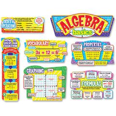 Trend Algebra Basics Bulletin Board Set - Learning Theme/Subject - 0.10" Height x 25" Width - 1 / Set