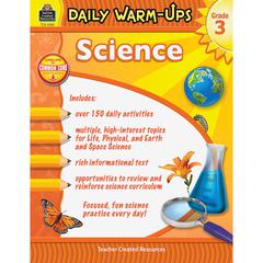 Teacher Created Resources Gr 3 Daily Science Workbook Printed Book - Teacher Created Resources Publication - Book - Grade 3