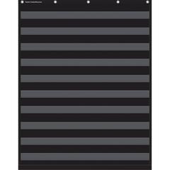 Teacher Created Resources Black 10 Pocket Chart - Theme/Subject: Learning - Skill Learning: Chart - 1 Each