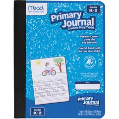 Mead K-2 Classroom Primary Journal - 100 Sheets - 7 1/2" x 9 4/5" Sheet Size - Assorted Cover - 12 / Carton