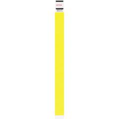 Advantus Neon Tyvek Wristbands - 500 / Pack - Neon Yellow - Tyvek