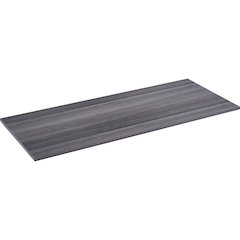 Lorell Relevance Series Tabletop - 71.6" Width x 29.5" Depth x 1" Thickness Table Top - Straight Edge - Finish: Weathered Charcoal, Laminate - Edge Banding - 1 Each
