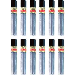 Pentel Super Hi-Polymer Leads - 0.5 mm , Fine Point - HB - Black Lead - 12/Tube - 12 / Box