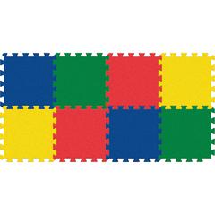 Carpet Tiles, Solid Color Expansion Pack, 12" x 12", 4 Count
