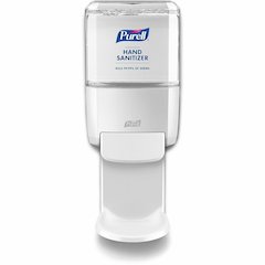 PURELL&reg; ES4 Hand Sanitizer Dispenser, Push-Style - Manual - 1.27 quart Capacity - Locking Mechanism, Durable, Wall Mountable - White - 1 Each