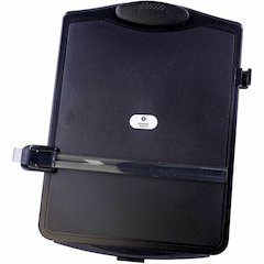 Business Source Easel Document Holder - 10" Height x 2" Width x 14" Depth - Black - 1 Each