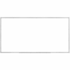 Lorell Dry-erase Board - 96" (8 ft) Width x 48" (4 ft) Height - White Styrene Surface - Silver Aluminum Frame - Rectangle - 1 Each