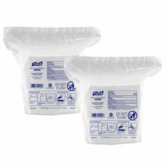PURELL&reg; Hand Sanitizing Wipes Dispenser Refill - White - 1700 Per Pack - 2 / Carton