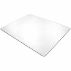 Ecotex&reg; Enhanced Polymer Rectangular Chair Mat for Hard Floors - 48" x 60" - Hard Floor - 60" Length x 48" Width x 0.075" Depth x 0.080" Thickness - Rectangular - Clear - 1Each