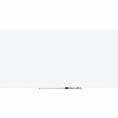 Lorell Magnetic Glass Dry-Erase Board - 96" (8 ft) Width x 48" (4 ft) Height - White Glass Surface - Rectangle - Magnetic - 1 Each