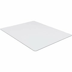 Lorell Tempered Glass Chairmat - Carpet, Hardwood Floor, Marble, Hard Floor - 60" Length x 48" Width x 0.250" Thickness - Rectangular - Tempered Glass - Clear - 1 Each