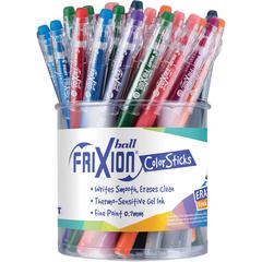 Pilot FriXion ColorStix Ballpoint Pen - Erasable - Gel-based - 48 / Display Box