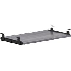 Lorell Universal Keyboard Tray - 15.4" Height x 26" Width x 0.7" Depth - Finish: Charcoal - Durable - 1 Each