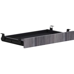 Lorell Universal Center Drawer - 5.1" Height x 16.7" Width x 28.4" Length - Finish: Weathered Charcoal - Durable - 1 Each