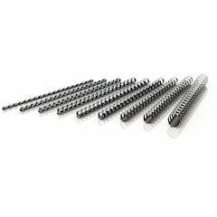 Mead CombBind Binding Spines - 0.31" Maximum Capacity - 40 x Sheet Capacity - For Letter 8 1/2" x 11" Sheet - Plastic - 125 / Box
