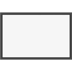 U Brands Magnetic Dry Erase Board, 23 x 35 Inches, Black Wood Frame (311U00-01) - 23" (1.9 ft) Width x 35" (2.9 ft) Height - White Painted Steel Surface - Black Wood Frame - Rectangle - Horizontal/Ver