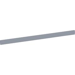 Lorell Single-Wide Horizontal Panel Strip for Adaptable Panel System - 33.1" Width x 0.5" Depth x 1.8" Height - Aluminum - Silver
